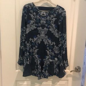 Free People V Back Tunic